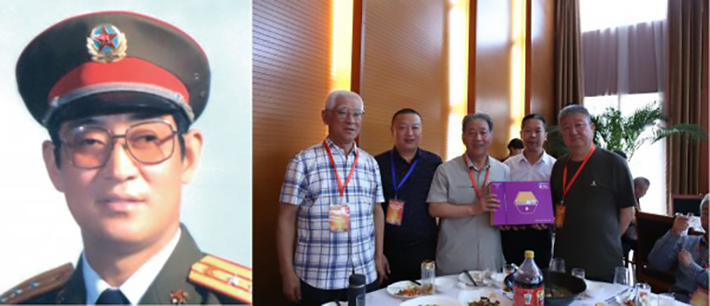 火箭军后勤部原政委 吕义胜少将(左二)