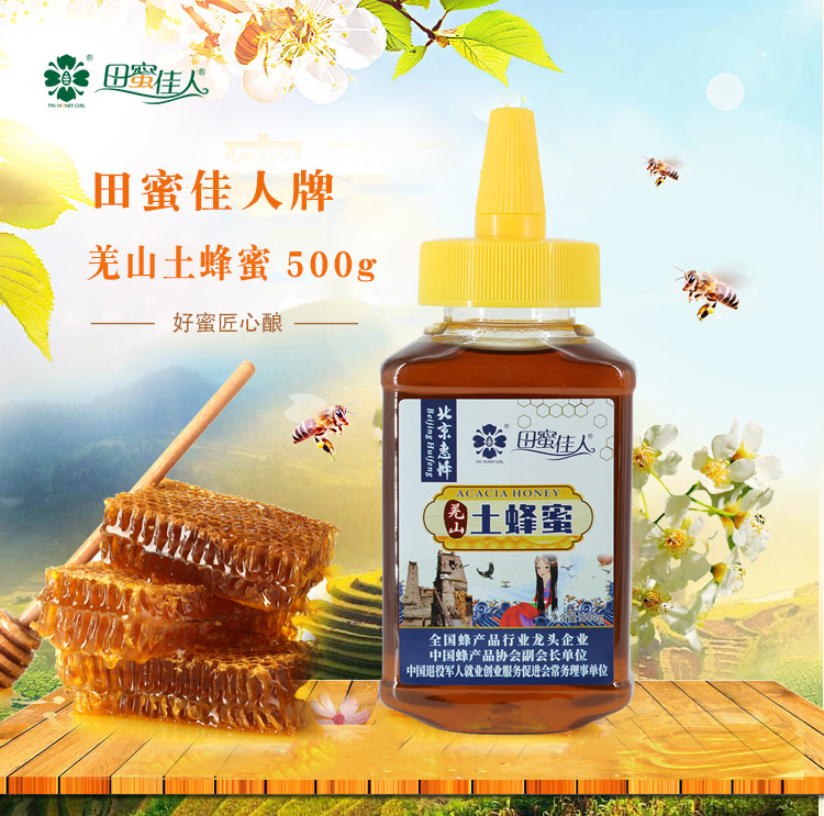 田蜜佳人 土蜂蜜500g